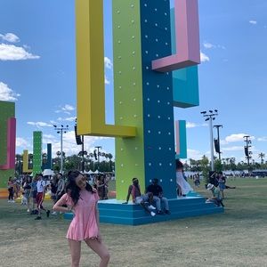 Her Pony Aurelia floaty sheer jingle dress